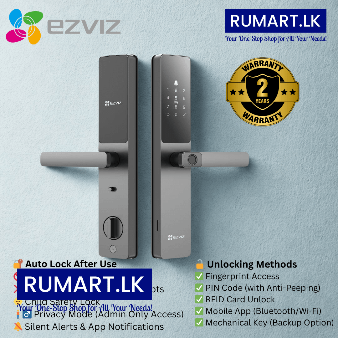 Add a little bit of body text EZVIZ DL05 - Smart Finger Print Door Lock - Image 1