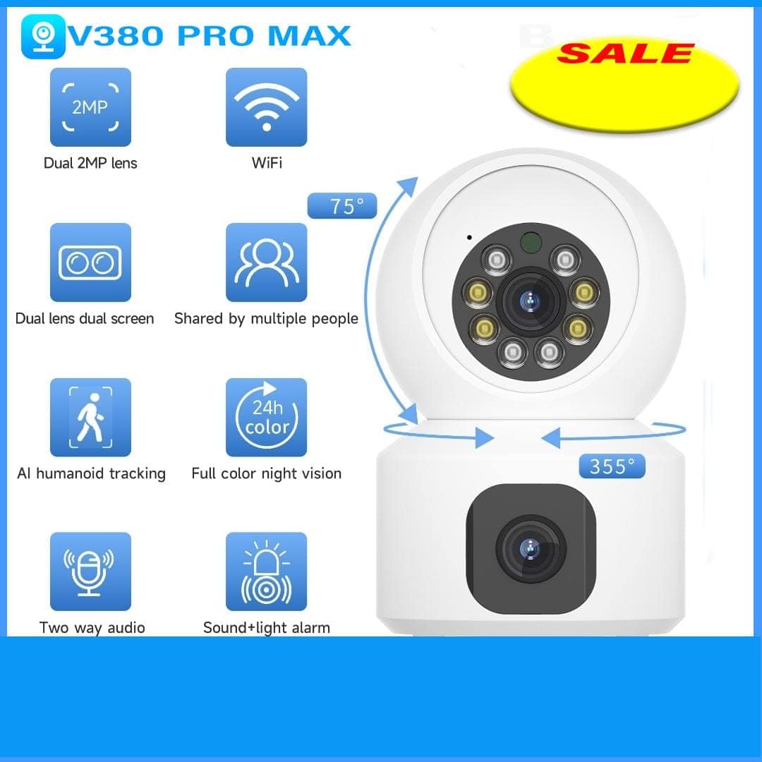WhatsApp Image 2025-02-13 at 10.27.50 V380 Pro Max Dual Lens Indoor Wi-Fi Camera - Image 1