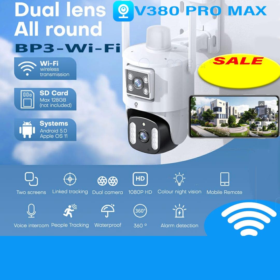 WhatsApp Image 2025-02-13 at 10.27.51 V380 Pro Max Dual Lens All Round BP3-Wifi Camera - Image 1