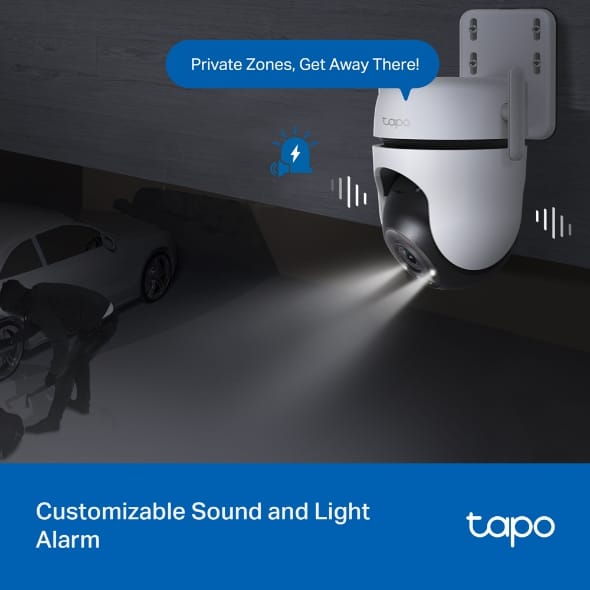 Tp-Link Tapo C520WS Outdoor Pan/Tilt Security Wi-Fi Camera- 2 Years Warranty - Image 2
